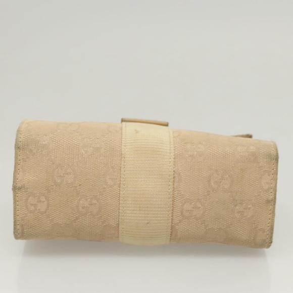 GUCCI GG Canvas Pouch Beige Auth 121227 - Picture 6 of 16